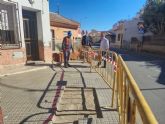 El Ayuntamiento realiza trabajos de renovación y mejora de asfaltado y pavimentación en 15 calles y avenidas de Sangonera la Verde