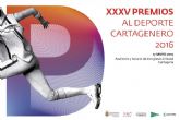 El miercoles se entregaran en el Batel los XXXV Premios al Deporte Cartagenero