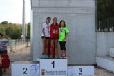 El atletismo escolar de Alhama suma varias medallas en la final regional por equipos