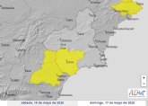 Fenmenos adversos nivel amarillo por tormentas para mañana