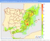 Fin de semana de tormentas localmente fuertes en la Región de Murcia