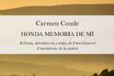 Leer, Pensar, Imaginar presenta Honda memoria de m, de Carmen Conde
