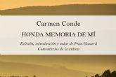 Leer, Pensar, Imaginar presenta Honda memoria de mí, de Carmen Conde