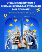 Abierto el plazo para solicitar ayudas a programas de movilidad internacional para estudiantes lorquinos