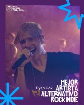 Ryan Cox se mide con los grandes del rock en los Premios NuestraTierra 2026