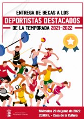 El Ayuntamiento beca con 4.000 euros a 24 deportistas destacados de Alhama el pr�ximo 29 de junio
