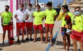 El concejal de Seguridad Ciudadana agradece a los socorristas y voluntarios de Proteccin Civil su labor para garantizar la seguridad en las playas