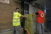 El Corte Ingls dona 1.745 kilos de productos bsicos en el hogar a familias refugiadas atendidas por Cruz Roja en la Regin de Murcia