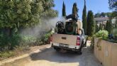 Sanidad realiza labores de fumigacin en las inmediaciones de los escenarios de La Mar de Msicas