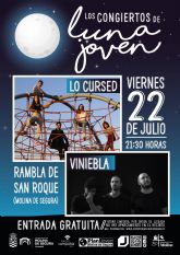 El grupo Lo Cursed sustituye a Adaora el viernes 22 de julio en Los Conciertos de Luna Joven 2022, organizados por la Concejalía de Juventud de Molina de Segura