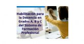 Cieza acoge el nuevo curso de Habilitaci�n Docente para impulsar el empleo en el sector de la Formaci�n Profesional