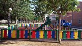 Aljucer cuenta con un nuevo y moderno parque infantil de 90 metros cuadrados adaptado a la normativa europea