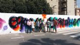 Nonduermas estrena un grafiti para celebrar el 25 aniversario del Open Nacional de la pedana