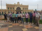 MC y vecinos reclaman el inicio de las obras de la Estacin de Ferrocarril