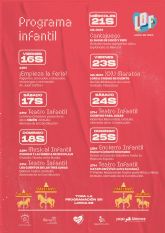 El Ayuntamiento de Lorca reparte 75.000 tickets infantiles para la Feria de Lorca