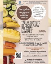 Un taller de cocina enseñar a las personas mayores a mejorar su alimentacin