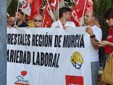Tercera jornada de movilizacin de las Brigadas Forestales ante la falta de respuesta del Gobierno Regional