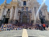 Peregrinos de Esperanza: el PAS de la UCAM recorre a pie el camino jubilar hasta la Catedral de Murcia