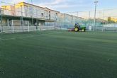 Los Campos de fútbol municipales de Cartagena se ponen a punto para la nueva temporada deportiva
