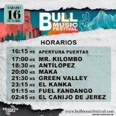 BULL MUSIC FESTIVAL arranca manana sbado 16 con su primer da grande lleno de fusin y mestizaje