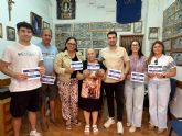 NNGG guilas entrega a la Hospitalidad de Lourdes un cheque solidario por valor de 1.050 euros