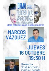 La filosofa estoica llega a la Biblioteca Regional de la mano con el divulgador Marcos Vzquez