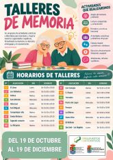 La Concejal�a de Bienestar Social pone en marcha talleres de memoria en las asociaciones de mayores de Molina de Segura