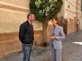 El Ayuntamiento de Lorca inicia el procedimiento para declarar en ruina un inmueble del entorno de la plaza Arco�ris