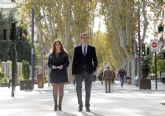 Abierto al completo el paseo Alfonso X como el eje peatonal y monumental más importante de Murcia