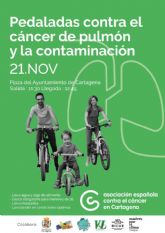 Marcha ciclista para apoyar la lucha contra el cncer de pulmn