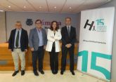 Manuel Garc�a (El Pozo Alimentaci�n), Premio DH al Director de Recursos Humanos; Ra�l Fern�ndez (Blendhub), Premio DH al CEO; y la Facultad de Ciencias del Trabajo de la Universidad de Murcia, Premio DH Institucional