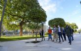 Murcia Ro gana terreno con la apertura del nuevo jardn Teniente Flomesta, una prolongacin natural de ms de 8.200m2
