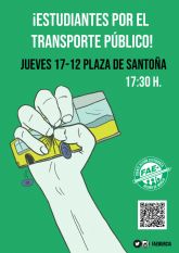 El sindicato estudiantil llama al estudiantado a denunciar las malas condiciones del transporte público de Murcia