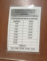 IU-V Murcia denuncia la supresión de paradas de bus en barrios vulnerables