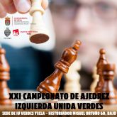 Vuelve el tradicional campeonato de ajedrez de Izquierda Unida-Verdes