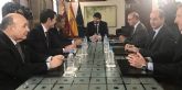 Fernando Lpez Miras se rene con el decano del Colegio Oficial de Economistas de la Regin de Murcia