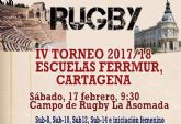 Cartagena celebra el IV Campeonato Interescuelas de Rugby 2017/18 el sabado 17 en La Aparecida