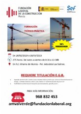 Últimas plazas para el curso de operador de grúa de la Fundación Laboral de la Construcción