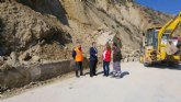 La carretera que comunica Ojs con Villanueva del Ro Segura quedar hoy limpia de rocas y abierta al trfico