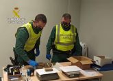 La Guardia Civil sorprende en Murcia a tres personas que trasladaban un kilo de hachs