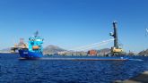 El Puerto de Cartagena agilizar las operativas de graneles slidos con la instalacin de una de las gras ms grande del mercado