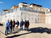 El Ayuntamiento de Lorca recepciona las obras que se han llevado a cabo para la estabilización y consolidación del muro y el talud de la Calle Portijico