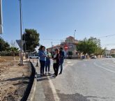 Avanzan los trabajos de mejora de la seguridad vial en la carretera D-16, de la pedana de La Estacin - El Esparragal