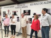 La directora general de Mujer, Alicia Barquero inaugur una exposicin artstica sobre violencia de gnero en el IES 'Ruiz de Alda', de San Javier