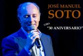 Jose Manuel Soto actuara en el Algar en su gira 30 Aniversario