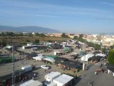 El mercado se podrá celebrar los dos próximos miércoles junto al Centro de Salud Alcantarilla-Casco