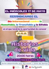 Mazarrón día internacional contra la homofobia, transfobia y bifobia