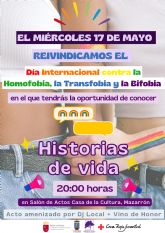 Mazarrn da internacional contra la homofobia, transfobia y bifobia