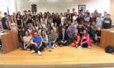 Realizan una recepción institucional a los 29 estudiantes franceses que están de intercambio con alumnos del IES Prado Mayor