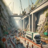 Transportes pone en servicio el desv�o en la autov�a RM-15 por las obras del tramo C del Arco Noroeste de Murcia